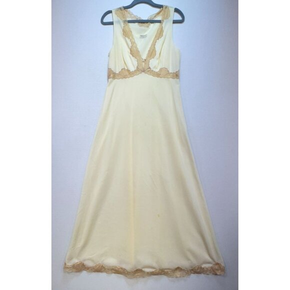 Vintage Emilio Pucci For Formfit Rogers Ivory 2 Piece Nightgown & Robe Medium - Picture 14 of 16